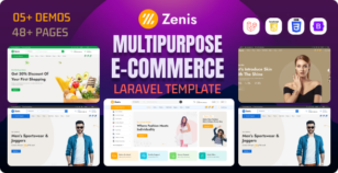 Zenis - Multipurpose eCommerce Laravel Template by preoiT