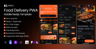 Delivo-Food Delivery PWA Mobile Nextjs Template by dalonext