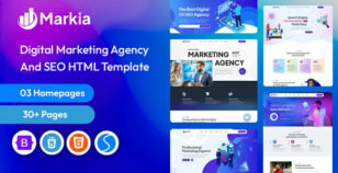 Markia - Digital Marketing & SEO HTML Template by validthemes