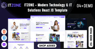 Itzone - Modern Technology & IT Solutions React JS Template by webstall