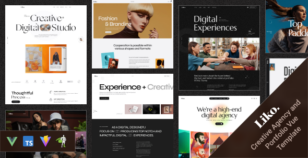 Liko - Creative Agency & Portfolio Vue Template by Theme_Pure