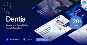 Dentia - Dentist & Dental Clinic Nextjs Template by On3stepThemes