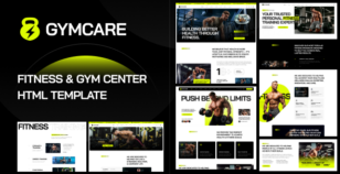 Gymcare | Fitness & Gym Center HTML5 Template by htwebvn