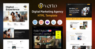 Verto – Digital Agency & Portfolio HTML Template by theme-village