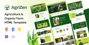 Agrizen – Agriculture & Organic Farm HTML Template by ThemeServices