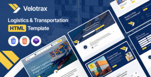 Velotrax - Logistics & Transportation HTML Template by designingmedia