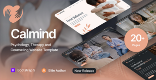 Calmind - Psychology, Therapy and Counseling HTML Template by designesia