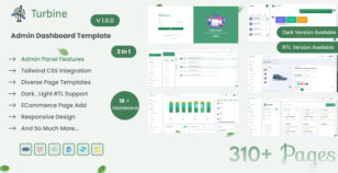 Turbine - Admin Dashboard Template by PaiTheme