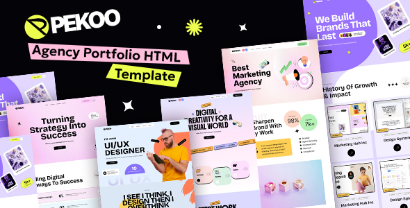 Pekoo – Agency Portfolio HTML Template by TheMazine