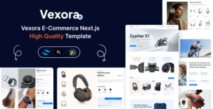 Vexora eCommerce - Electronics, Tech Gadgets Store Next.js Tailwind Template by themeperch