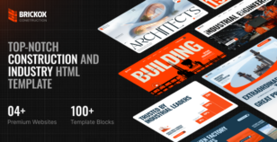 Brickox - Construction and Industry Template by XpressBuddy