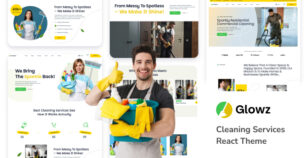 Glowz - Cleaning Services React Template by wpoceans