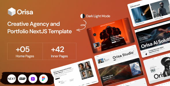 Orisa - Creative Agency & Portfolio NextJS Template by alithemes