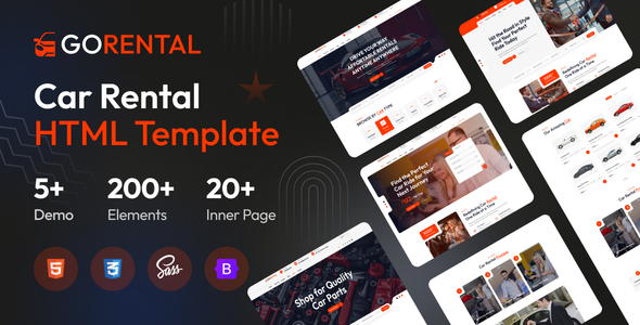 Gorental - Car Rental & Listing HTML Template by ThemeWant