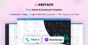 Abstack - Flask Admin & Dashboard Template by coderthemes