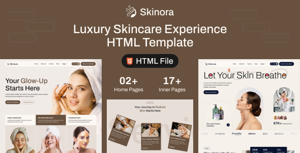 Skinura - Skincare HTML Template by pixelfit