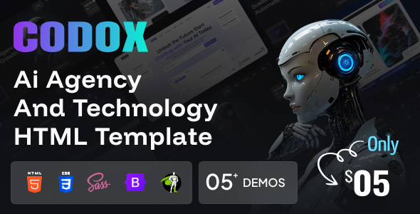 Codox - Ai Agency & Technology HTML Template by ordainIT