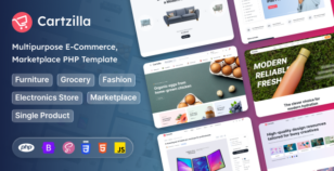 Cartzilla - PHP Multipurpose E-Commerce Template by coderthemes