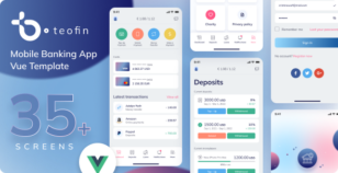 Teofin – Vue.js Banking & Finance PWA by George_Fx