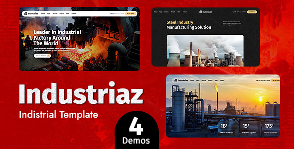 Industriaz - Industrial & Factory Template by ThemeArc