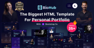 BioHub - Personal Portfolio HTML Template by InversWeb
