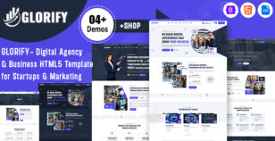 Glorify – Digital Agency & Business HTML5 Template for Startups & Marketing by dreamlayout
