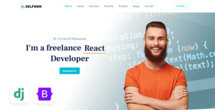 Selfown - Django Personal Portfolio Template by Mannat-Themes