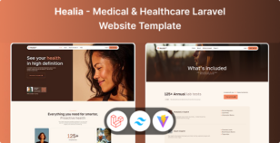 Healia - Medical & Healthcare Laravel & Tailwind CSS Website Template by Unifato