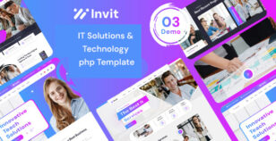 Invit- IT Solutions & Technology PHP Template by WebBmasda