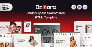 Bazaro – Complete eCommerce HTML Template by Theme_Pure