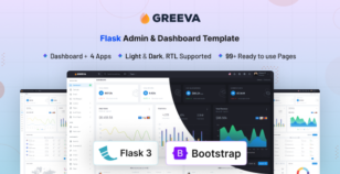 Greeva - Flask Admin & Dashboard Template by coderthemes