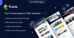 Travlo - Tour & Travel Agency HTML Template by NarzoTech