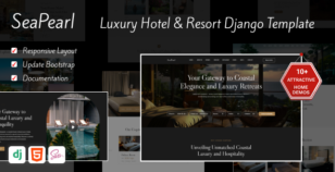 SeaPearl - Luxury Hotel & Resort Django Template by Webintix