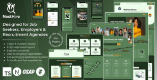 NextHire - Job Portal & Job Finder React NextJs Template by SmartTechnica