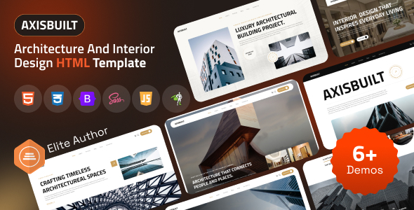 Axisbuilt - Architecture And Interior Design HTML Template by laralink