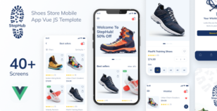 StepHub – Vue 3 Shoes Store & eCommerce Template by George_Fx