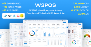 W3POS - Multipurpose Admin Dashboard Tailwind CSS Template by DexignZone