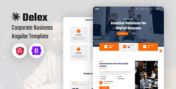 Delex - Corporate Business Angular Template by DesignsNinja