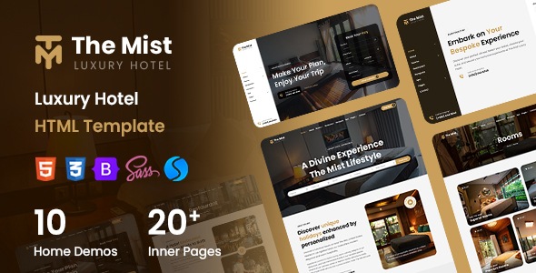 The Mist - Luxury Hotel HTML Template by HarnishDesign