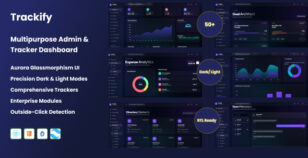 Trackify - React Multipurpose Tracker & Admin Dashboard by PaiTheme