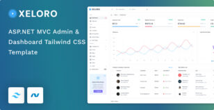 Xeloro - ASP.NET MVC & Tailwind Admin Template by MyraStudio