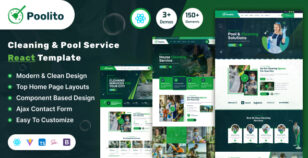 Poolito – Cleaning Service React Template by vecuro_themes