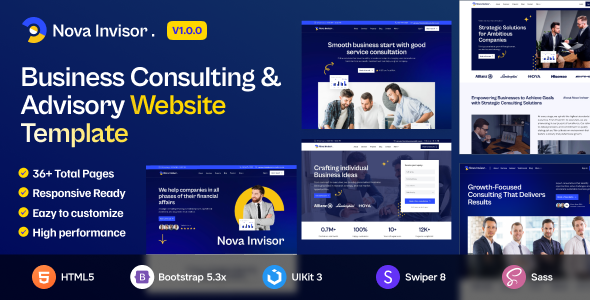 NovaInvisor - A Business Consulting & Advisory Site Template by sweetheme
