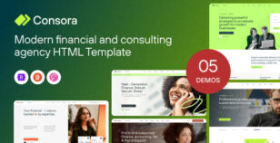 Consora - Business Finance & Consulting HTML Template by Theme_Pure