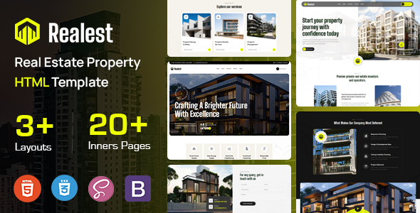 Realest - Real Estate HTML Template by ThemeMascot