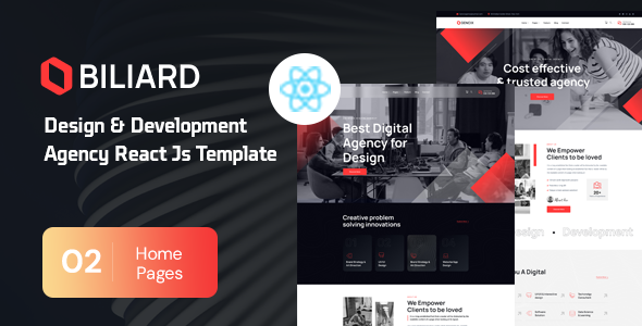 Biliard – Creative Agency React Template by Codevia