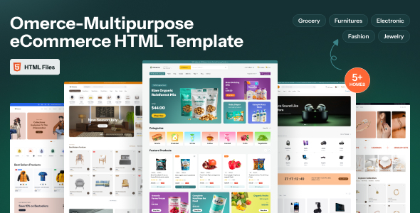 Omerce – Multipurpose eCommerce HTML Template by themesdeveloper
