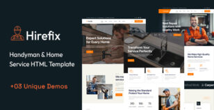 Hirefix | Handyman & Home Services HTML Template by capricorn-studio