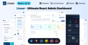 Liner - Premium React Admin Dashboard Template by psd2allconversion