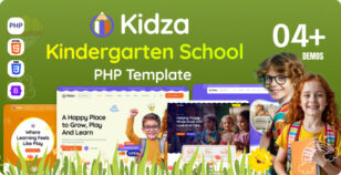 Kidza - Kindergarten & School PHP Template by preoiT